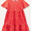 Blukids Abito a balze floreale bambina- Vestiti