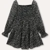 Blukids Abito con punto smock ragazza- Vestiti