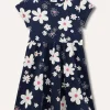 Blukids Abito floreale in puro cotone bambina- Vestiti