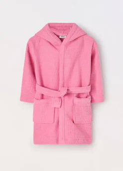 Blukids Accappatoio in puro cotone con cappuccio neonata- Intimo