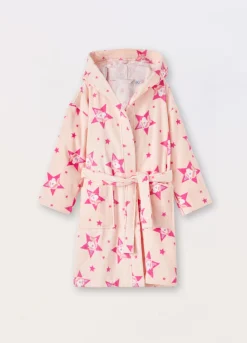 Blukids Accappatoio in puro cotone velour bambina- Intimo