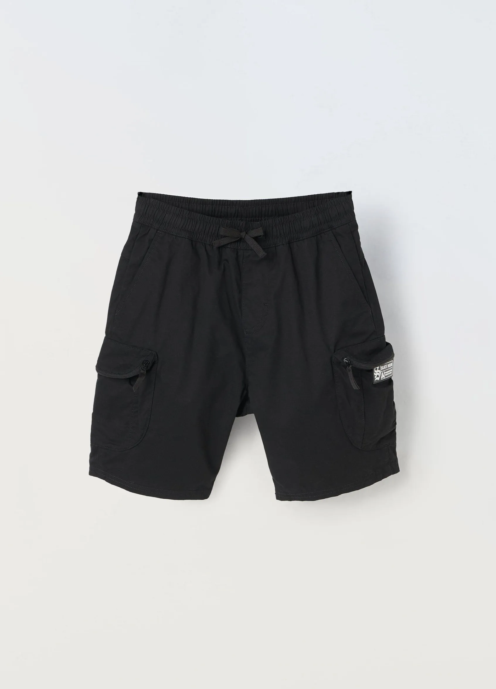 Blukids Bermuda cargo in puro cotone ragazzo- Pantaloni