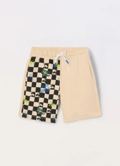 Blukids Bermuda in french terry di puro cotone bambino-Bambino Pantaloni