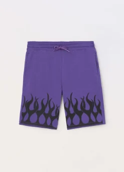 Blukids Bermuda in french terry di puro cotone ragazzo- Pantaloni