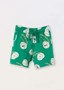 Blukids Bermuda in french terry di puro cotone neonato- Pantaloni