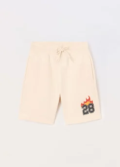 Blukids Bermuda in french terry di puro cotone bambino-Bambino Pantaloni