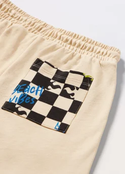 Blukids Bermuda in french terry di puro cotone bambino-Bambino Pantaloni