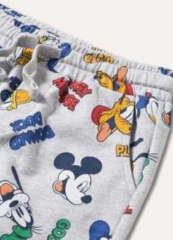 Blukids Bermuda in puro cotone mélange neonato- Pantaloni