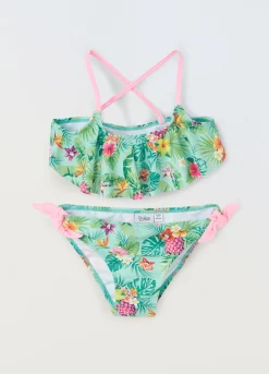 Blukids Bikini a fascia con volant bambina- Mare
