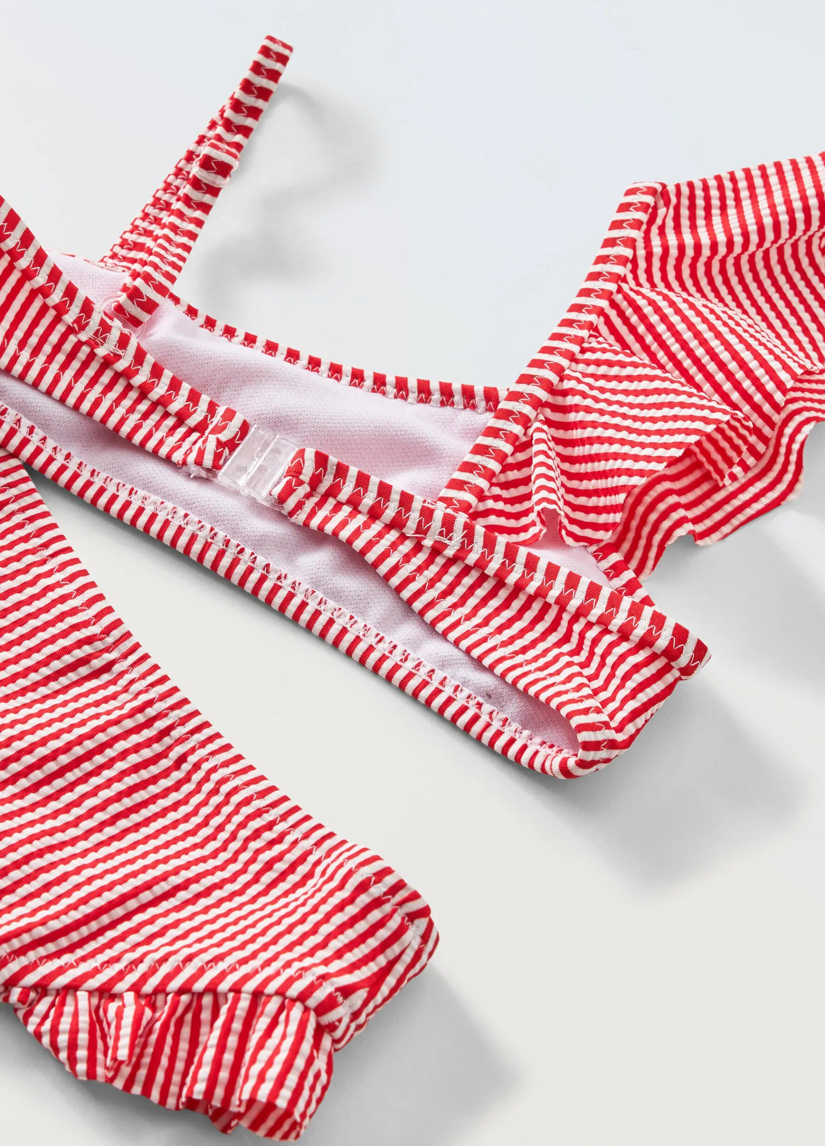Blukids Bikini asimmetrico con motivo a righe bambina- Mare