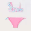 Blukids Bikini con rouches bambina- Mare