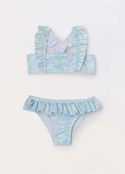 Blukids Bikini con rouches bambina- Mare