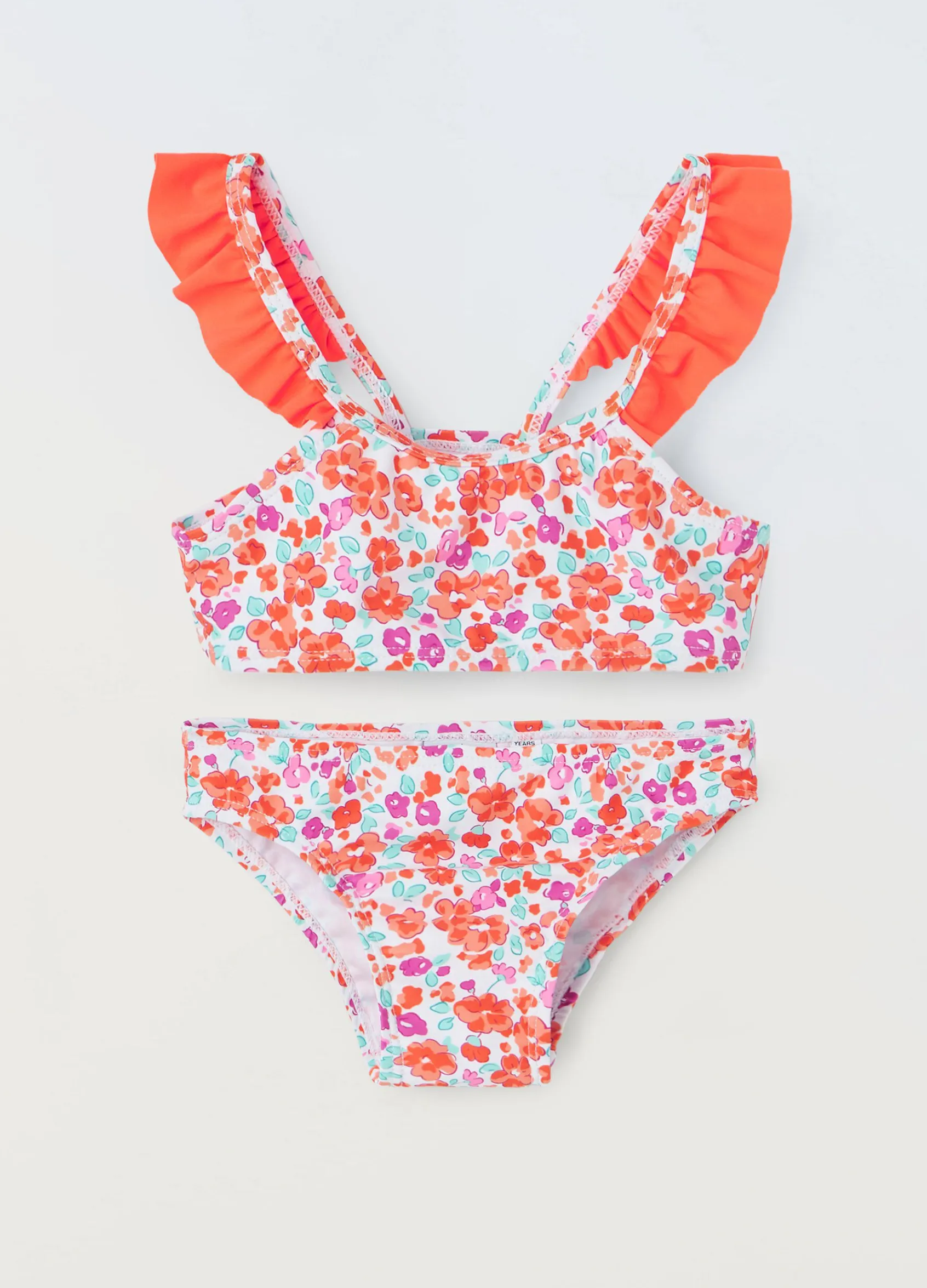 Blukids Bikini con rouches neonata- Costumi