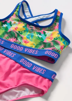 Blukids Bikini con stampa ragazza- Mare