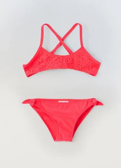 Blukids Bikini con top in sangallo bambina- Mare