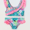 Blukids Bikini incrociato con stampa bambina- Mare