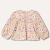 Blukids Blusa floreale in cotone stretch neonata- Camicie