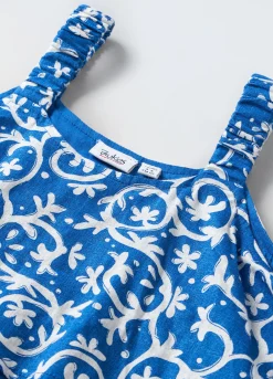 Blukids Blusa in misto lino bambina- Camicie