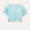 Blukids Blusa in puro cotone sangallo bambina- Camicie