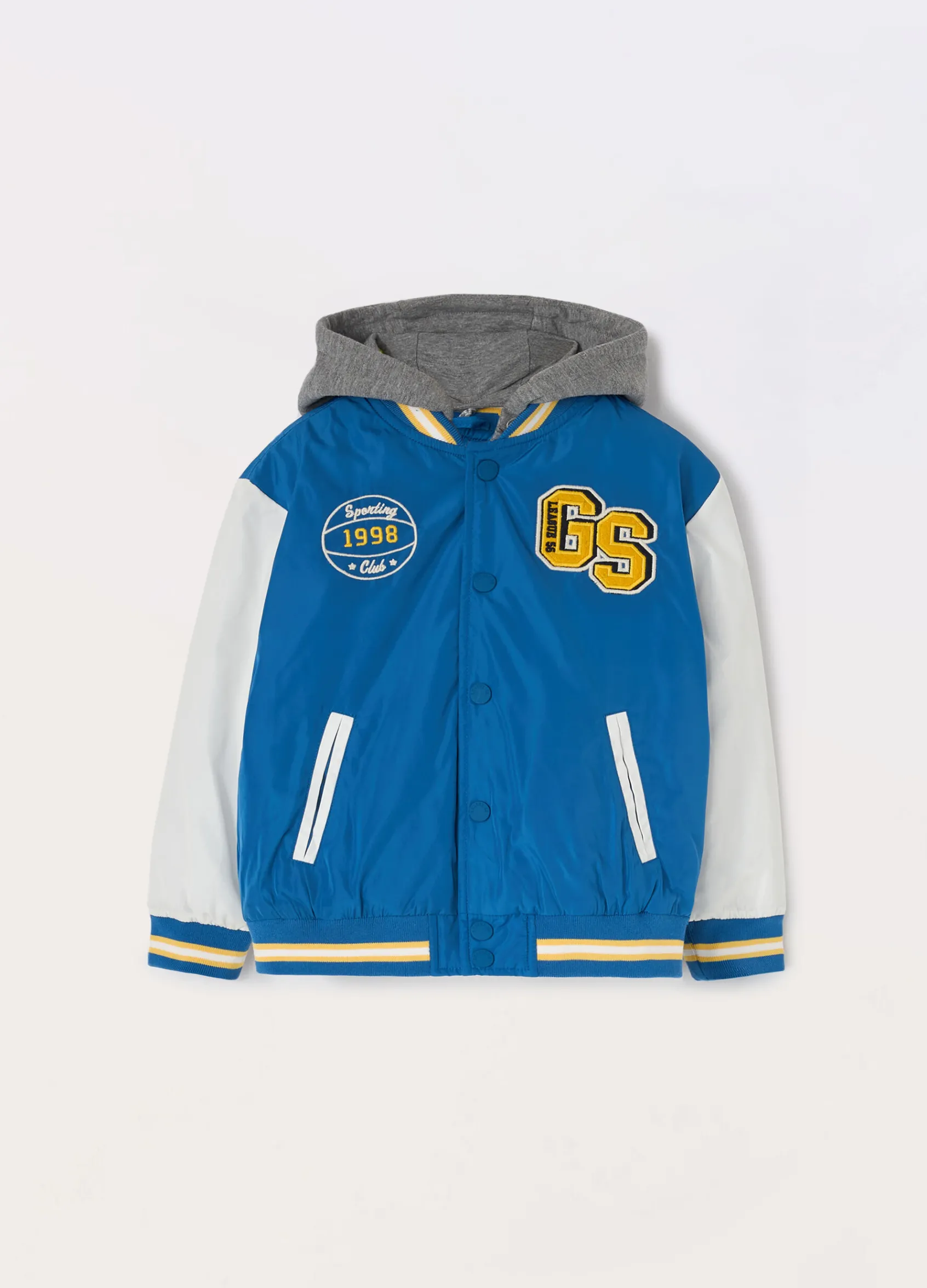 Blukids Bomber varsity bambino-Bambino Giubbotti E Piumini