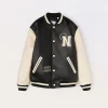 Blukids Bomber varsity in eco pelle ragazzo- Giubbotti E Piumini