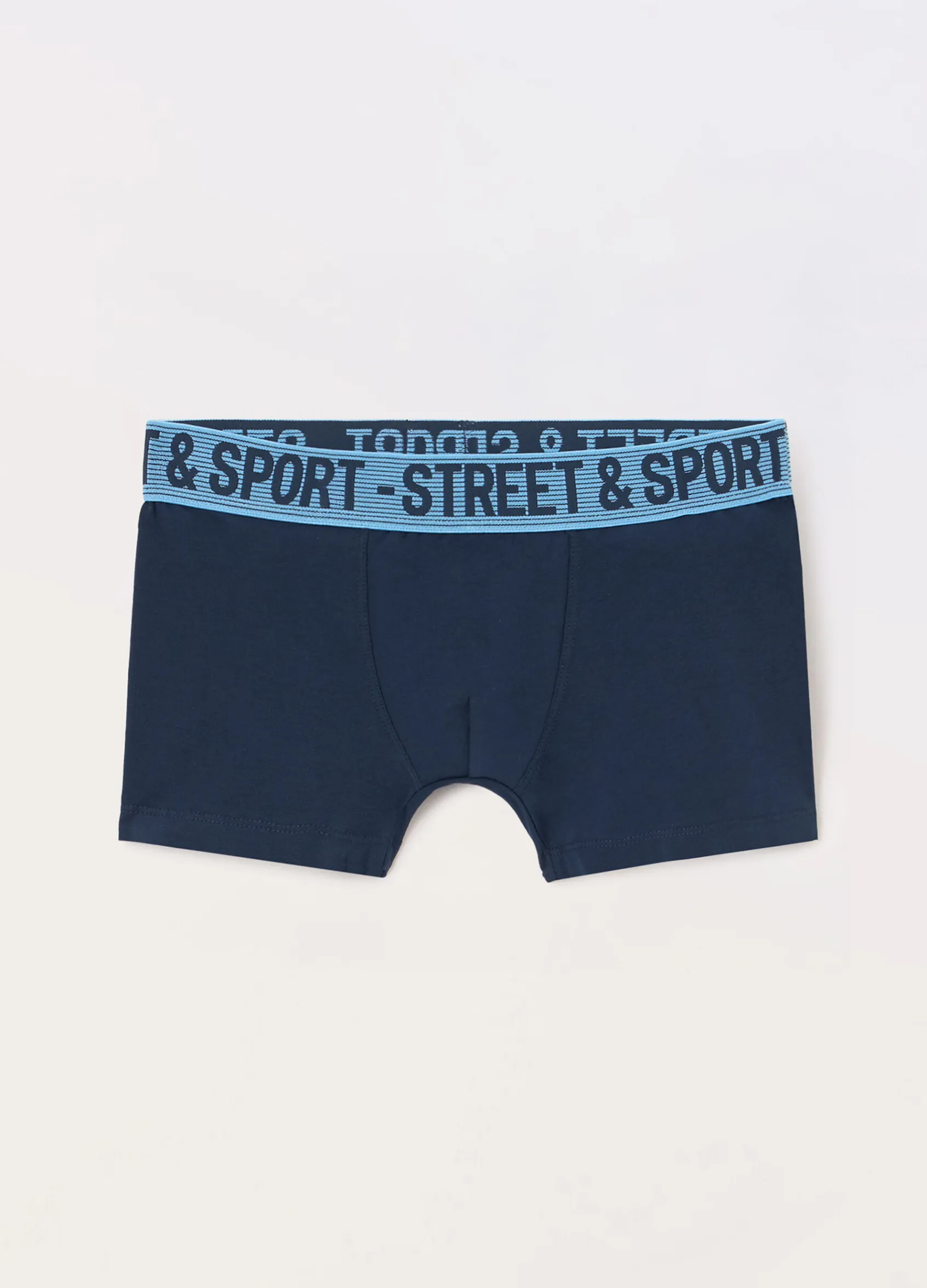 Blukids Boxer in jersey di cotone stretch ragazzo- Intimo