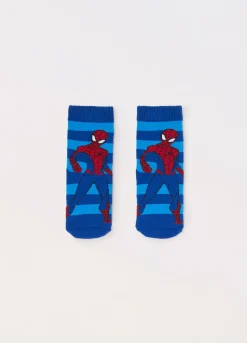 Blukids Calzini antiscivolo in spugna Spider-Man-Bambino Intimo | Intimo