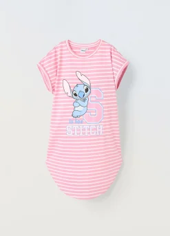 Blukids Camicia da notte rigata in puro cotone ragazza- Pigiami