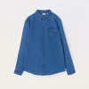 Blukids Camicia in chambray di puro cotone ragazzo- Camicie