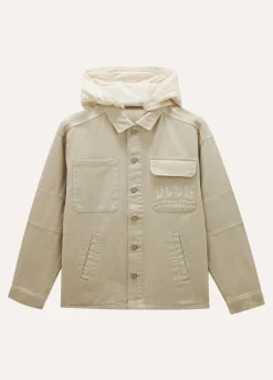 Blukids Camicia in cotone con cappuccio ragazzo- Camicie