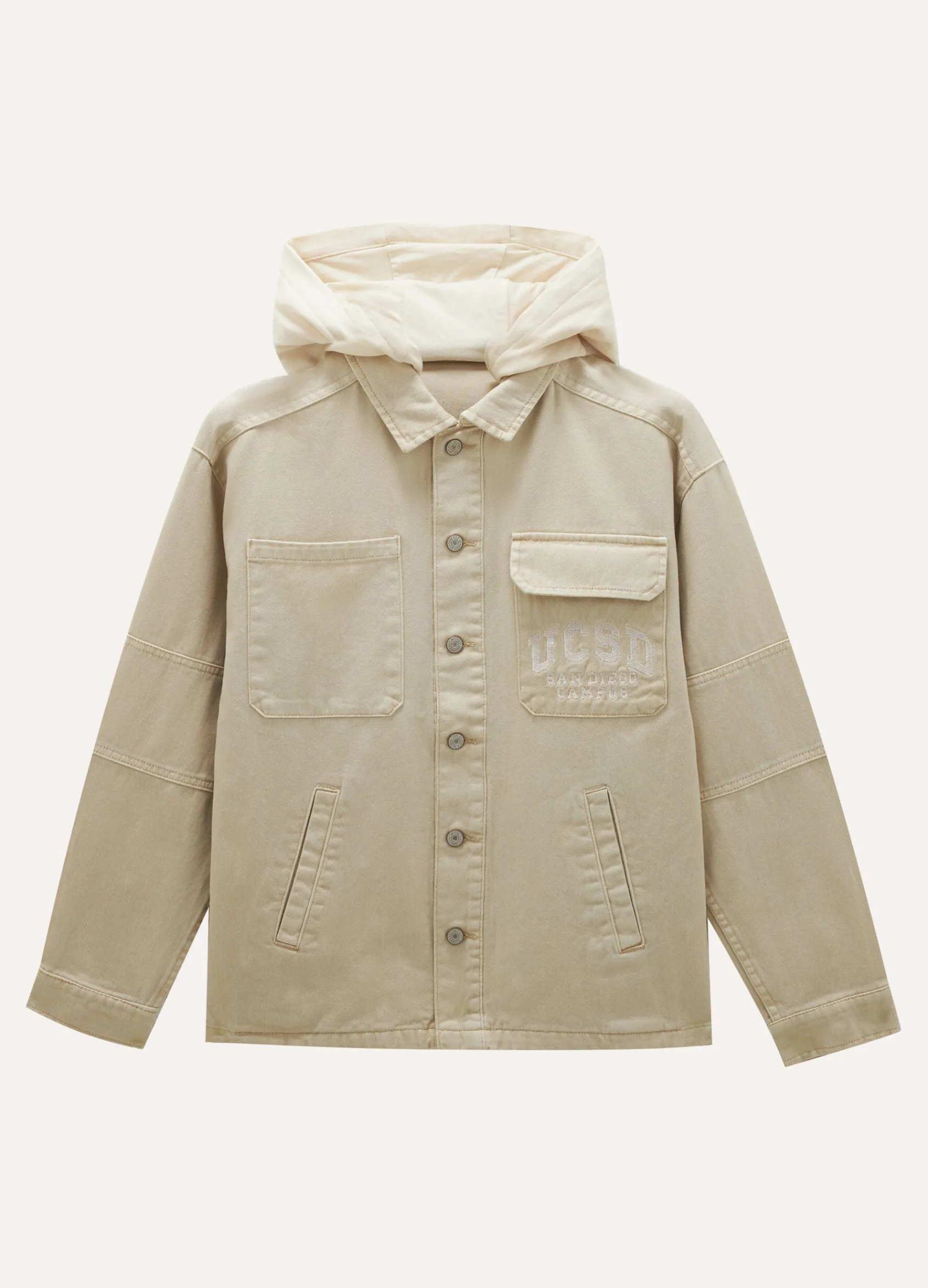 Blukids Camicia in cotone con cappuccio ragazzo- Camicie