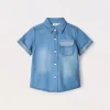 Blukids Camicia in denim di puro cotone neonato- Camicie