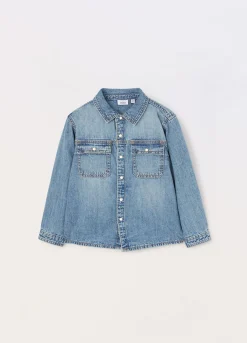 Blukids Camicia in denim di puro cotone bambino-Bambino Camicie
