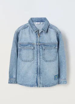 Blukids Camicia in denim di puro cotone bambino-Bambino Camicie