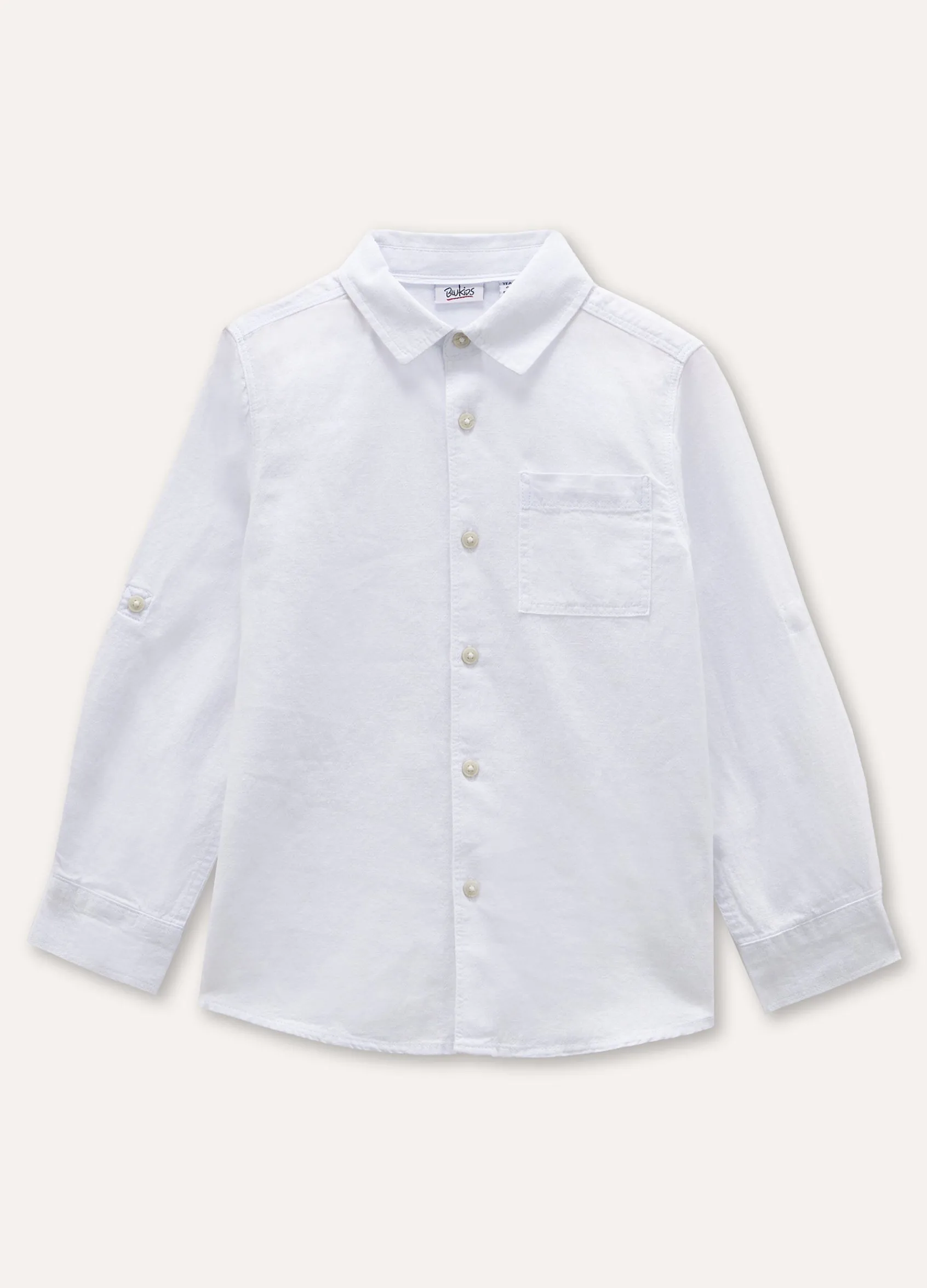 Blukids Camicia in misto lino bambino-Bambino Camicie