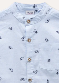 Blukids Camicia in misto lino bambino-Bambino Camicie