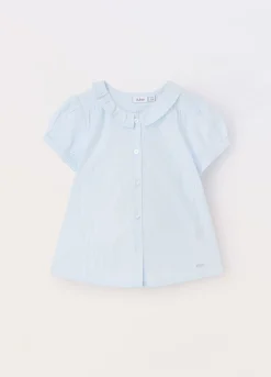 Blukids Camicia in popeline di cotone bambina- Camicie