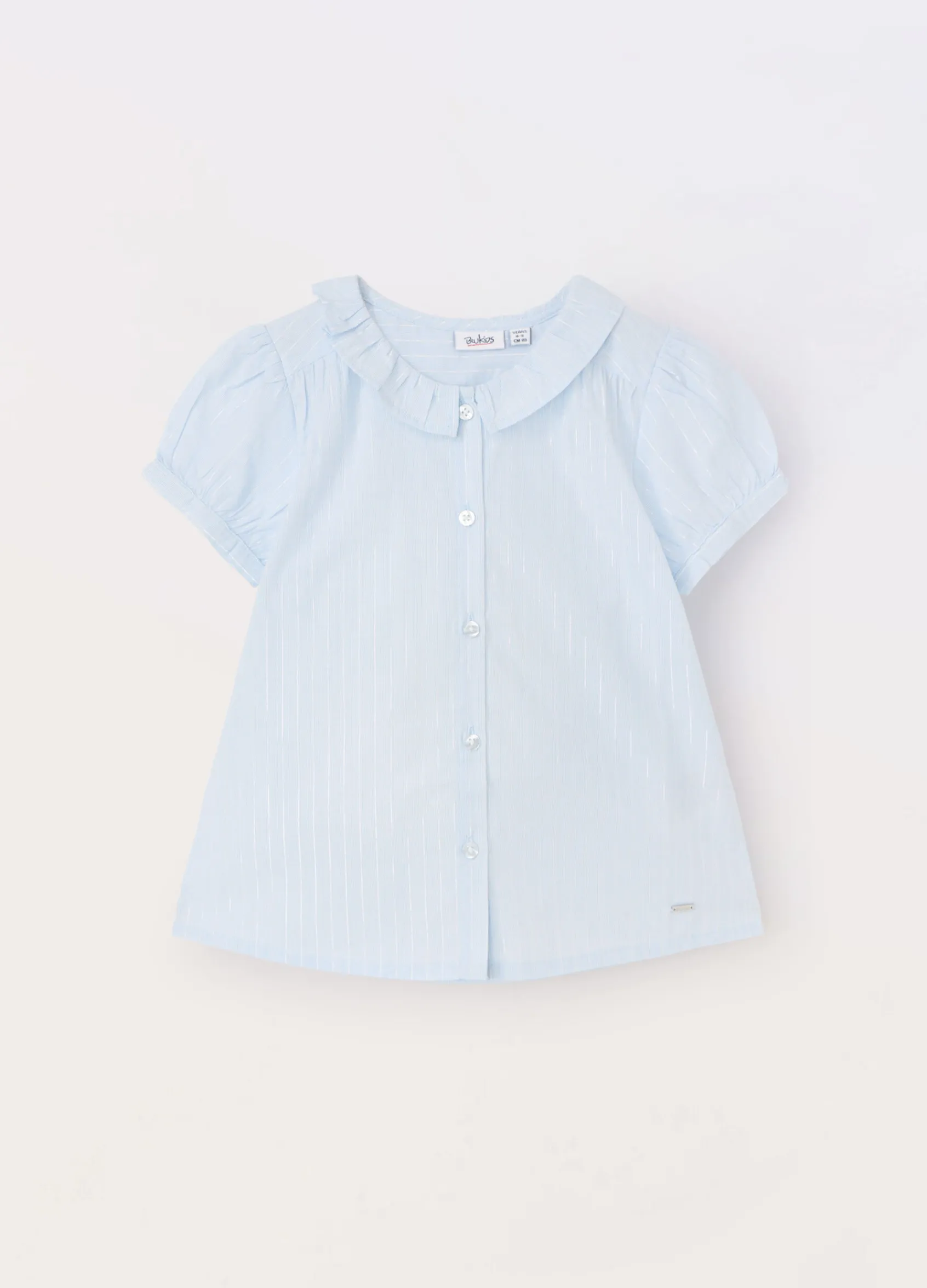 Blukids Camicia in popeline di cotone bambina- Camicie