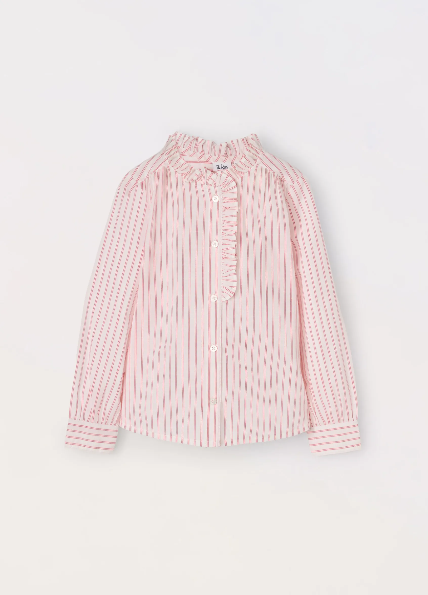 Blukids Camicia in popeline di puro cotone bambina- Camicie