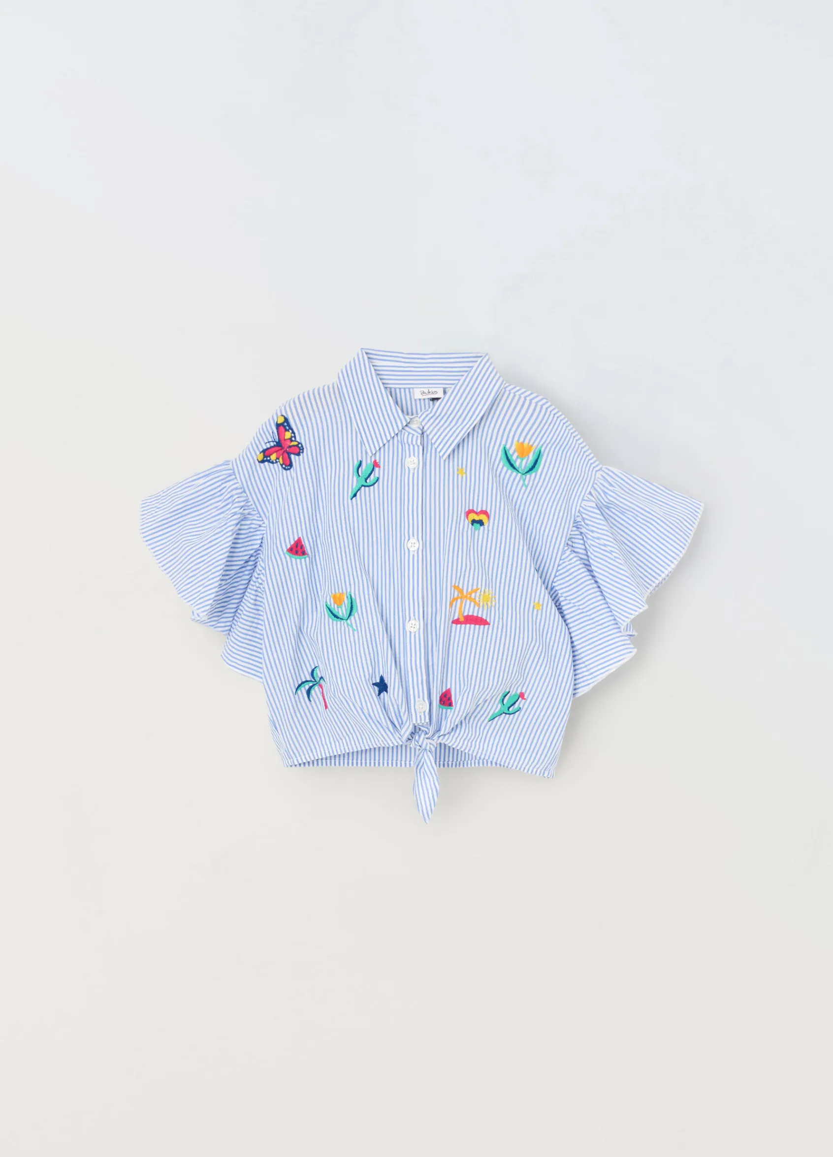 Blukids Camicia in puro cotone ragazza- Camicie