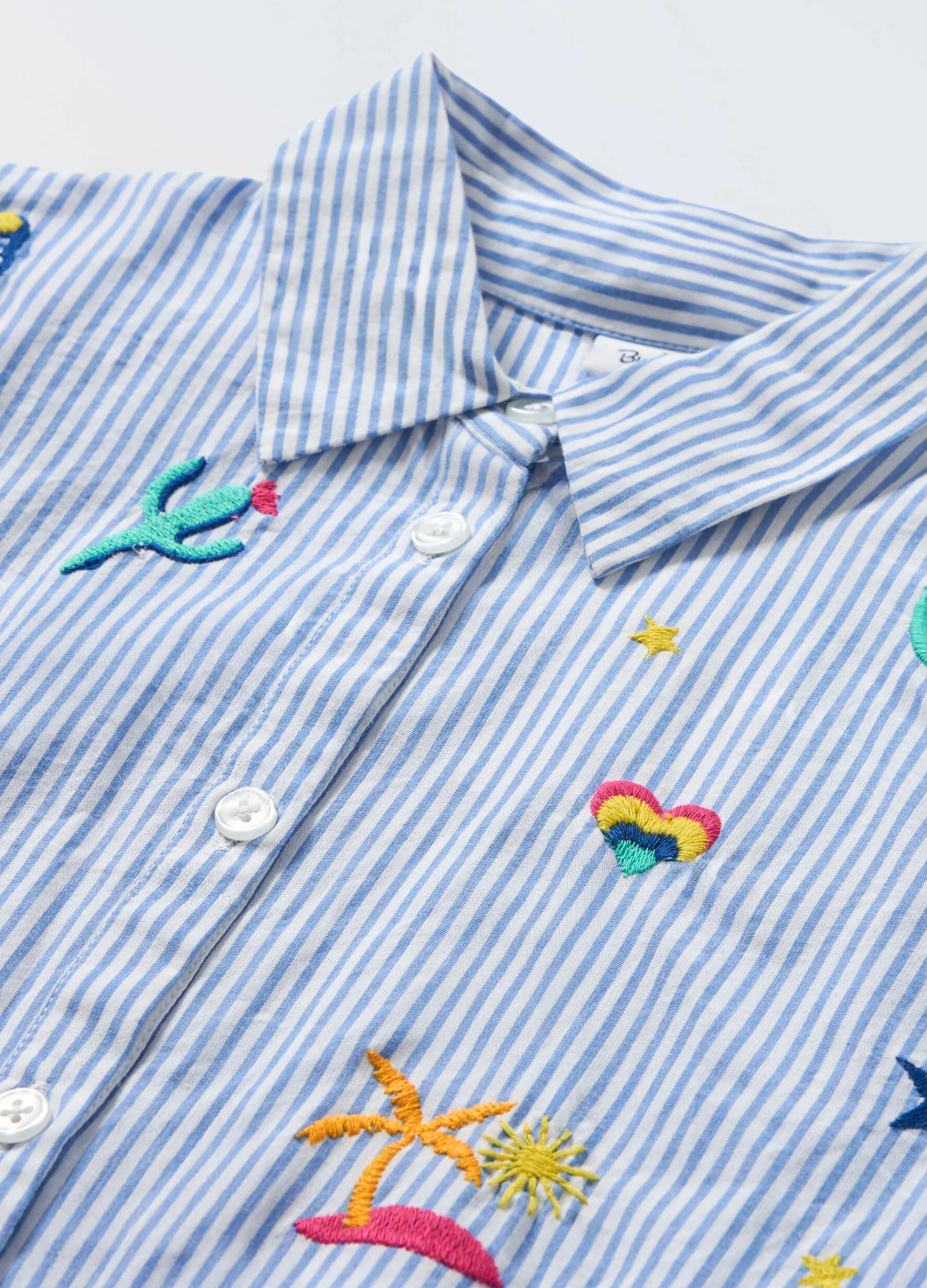 Blukids Camicia in puro cotone ragazza- Camicie