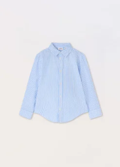 Blukids Camicia in twill di puro cotone ragazzo-Bambino Camicie