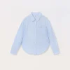 Blukids Camicia misto lino a righe ragazza- Camicie