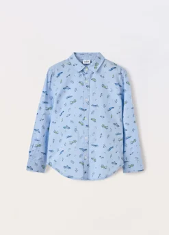 Blukids Camicia misto lino bambino-Bambino Camicie