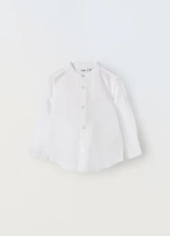 Blukids Camicia misto lino neonato- Camicie