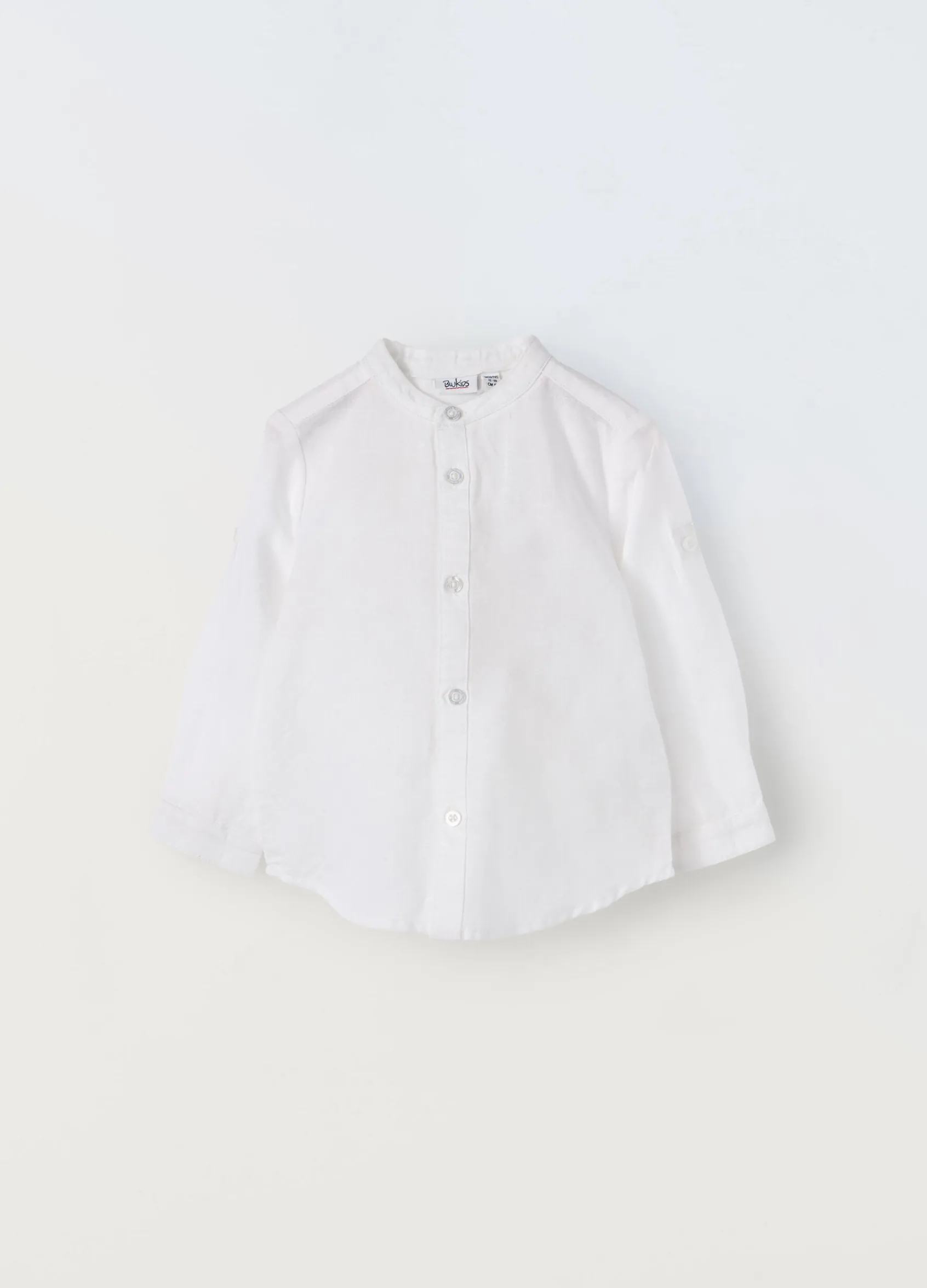 Blukids Camicia misto lino neonato- Camicie