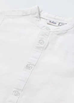 Blukids Camicia misto lino neonato- Camicie
