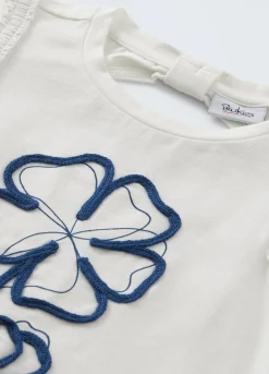 Blukids Canotta con rouches bambina- T-shirt