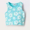 Blukids Canotta in jersey di cotone stretch bambina- T-shirt