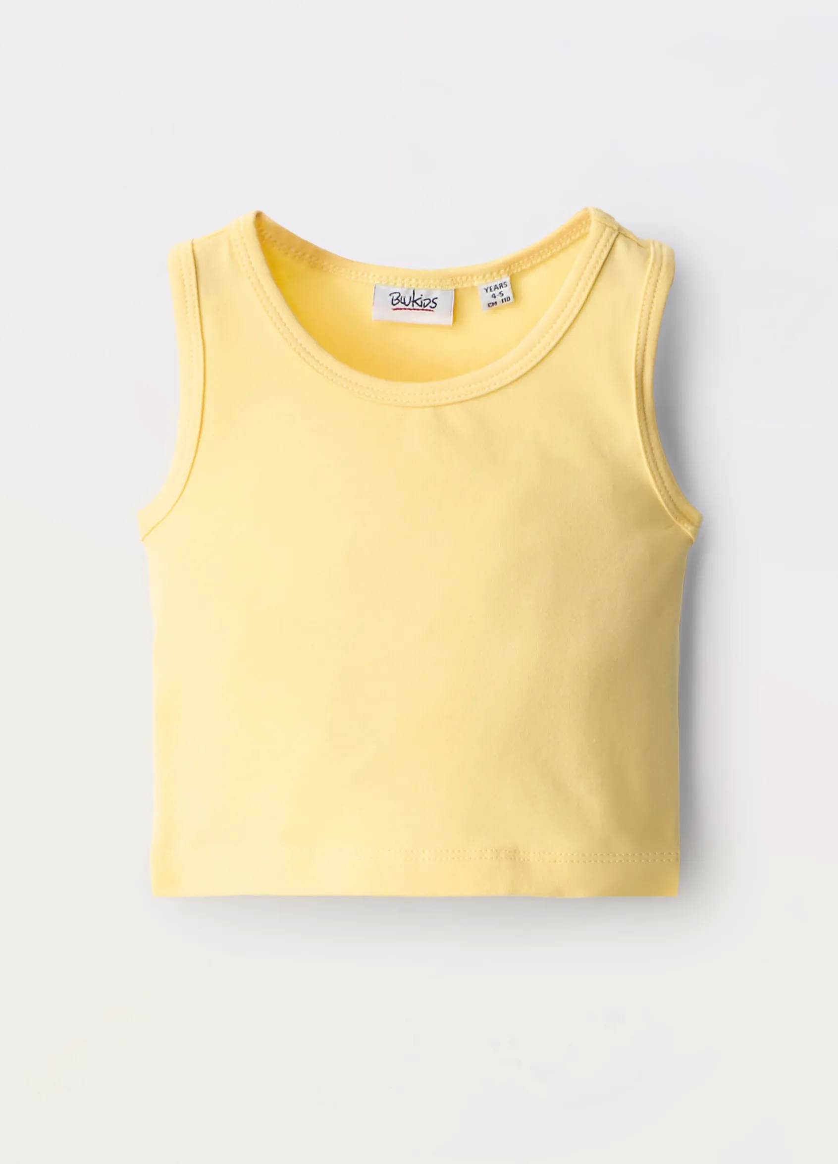 Blukids Canotta in jersey di cotone stretch bambina- T-shirt
